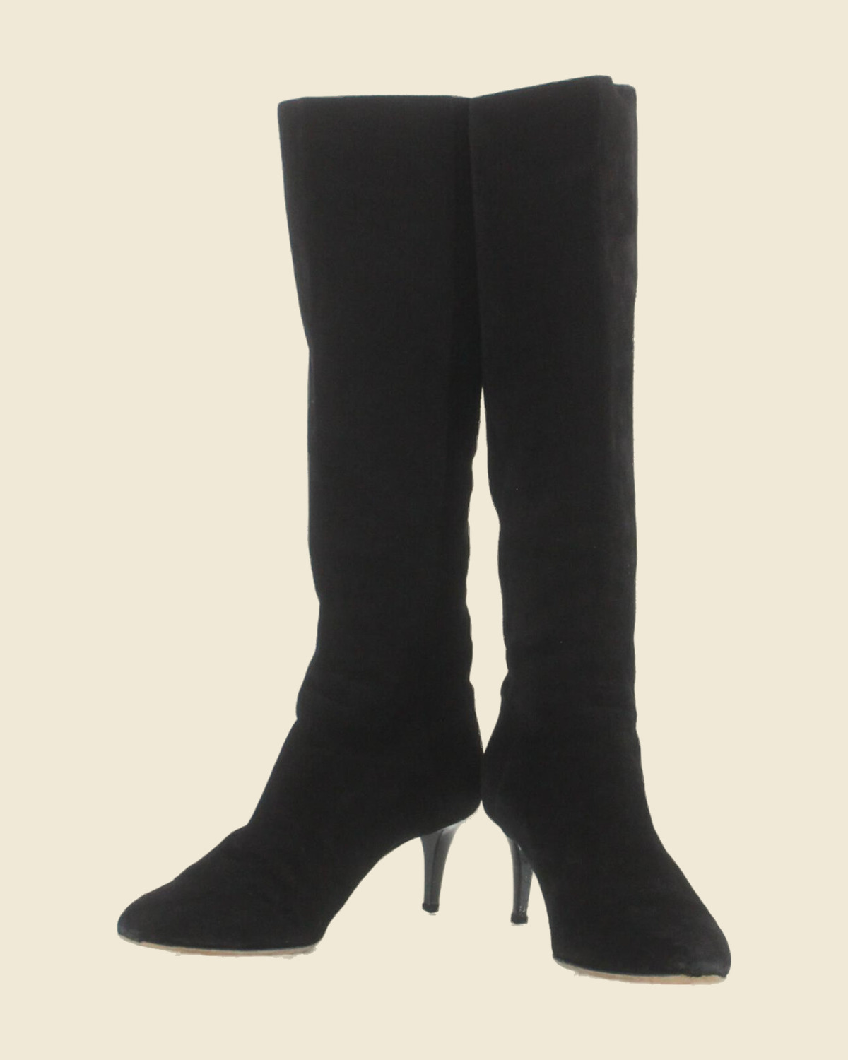 Stivali Jimmy Choo neri con gambale lungo e tacco alto