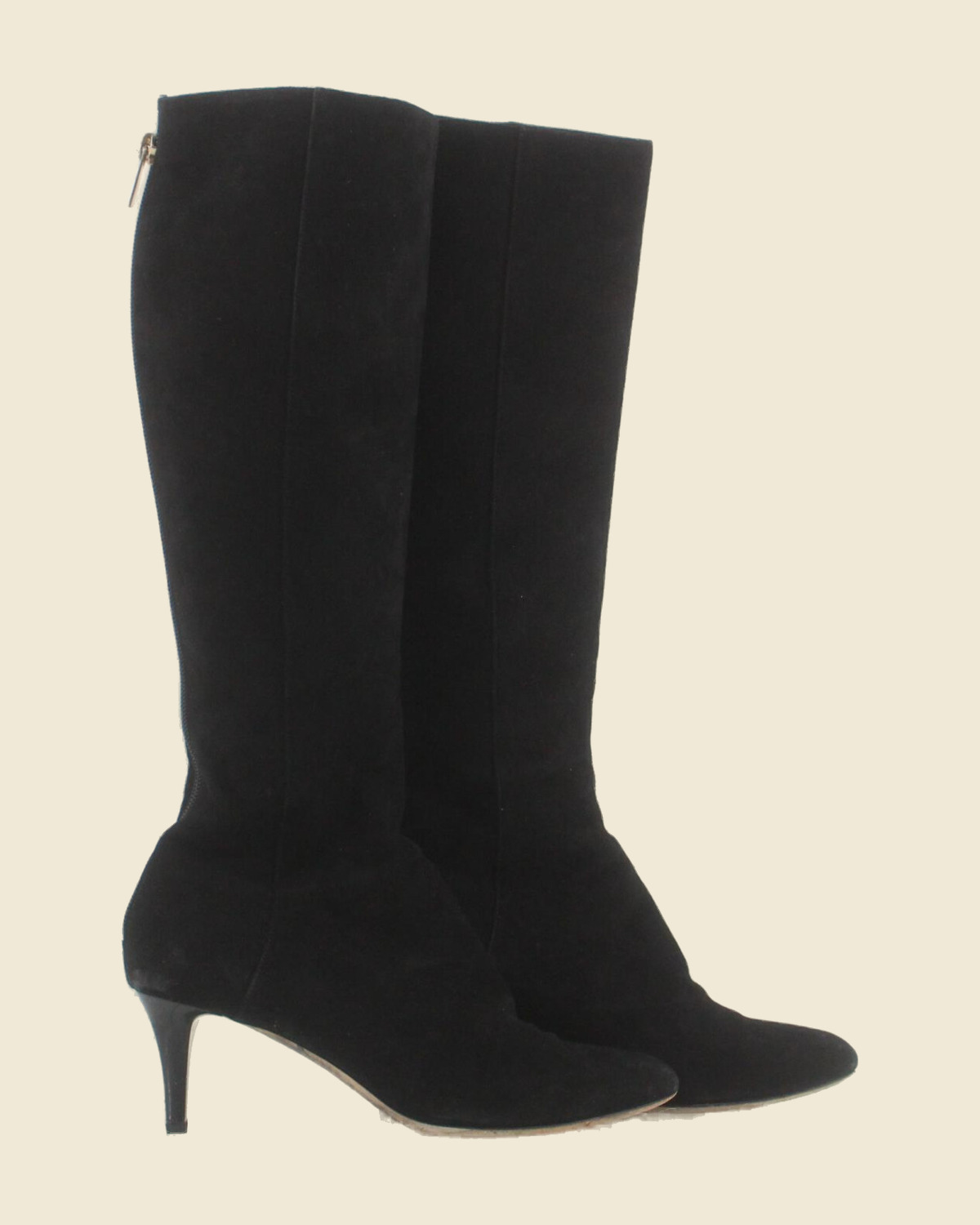 Stivali Jimmy Choo neri con gambale lungo e tacco alto — vista 2