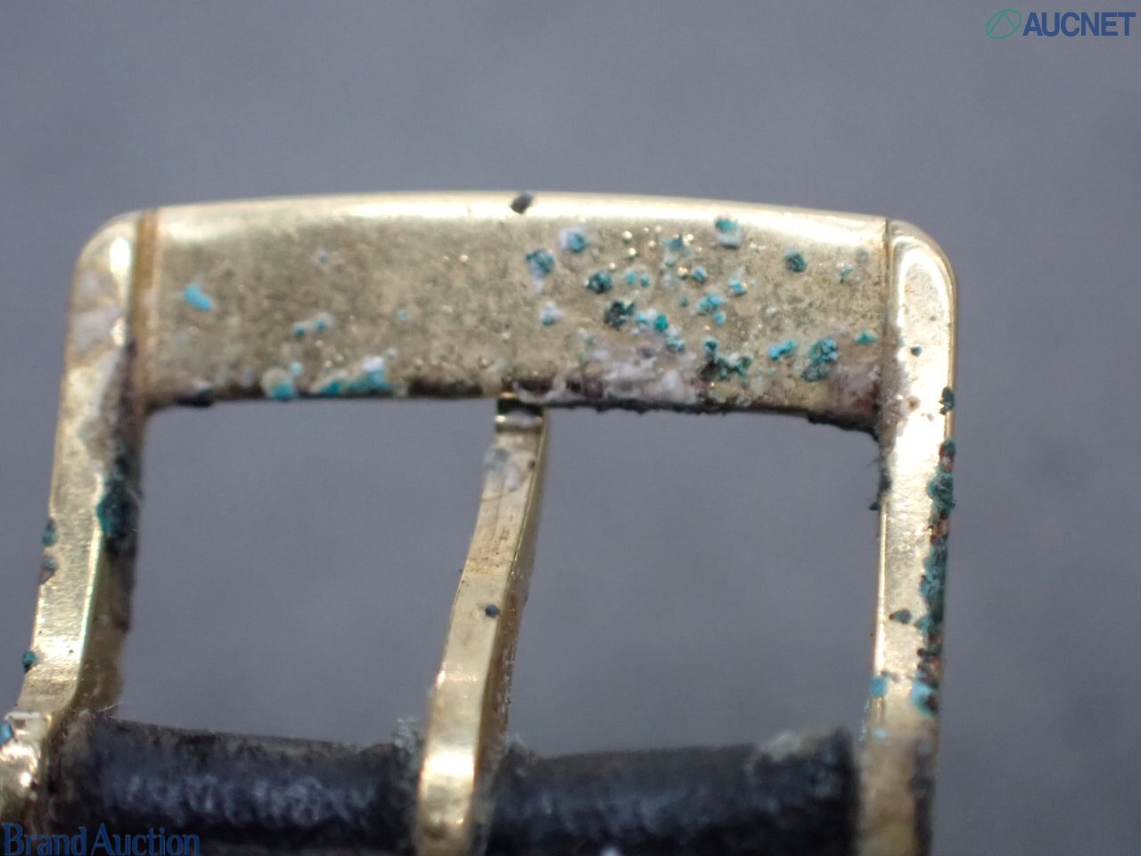 Orologio Citizen Exceed al quarzo, cassa rettangolare dorata, quadrante champagne e cinturino in pelle nera — vista 8