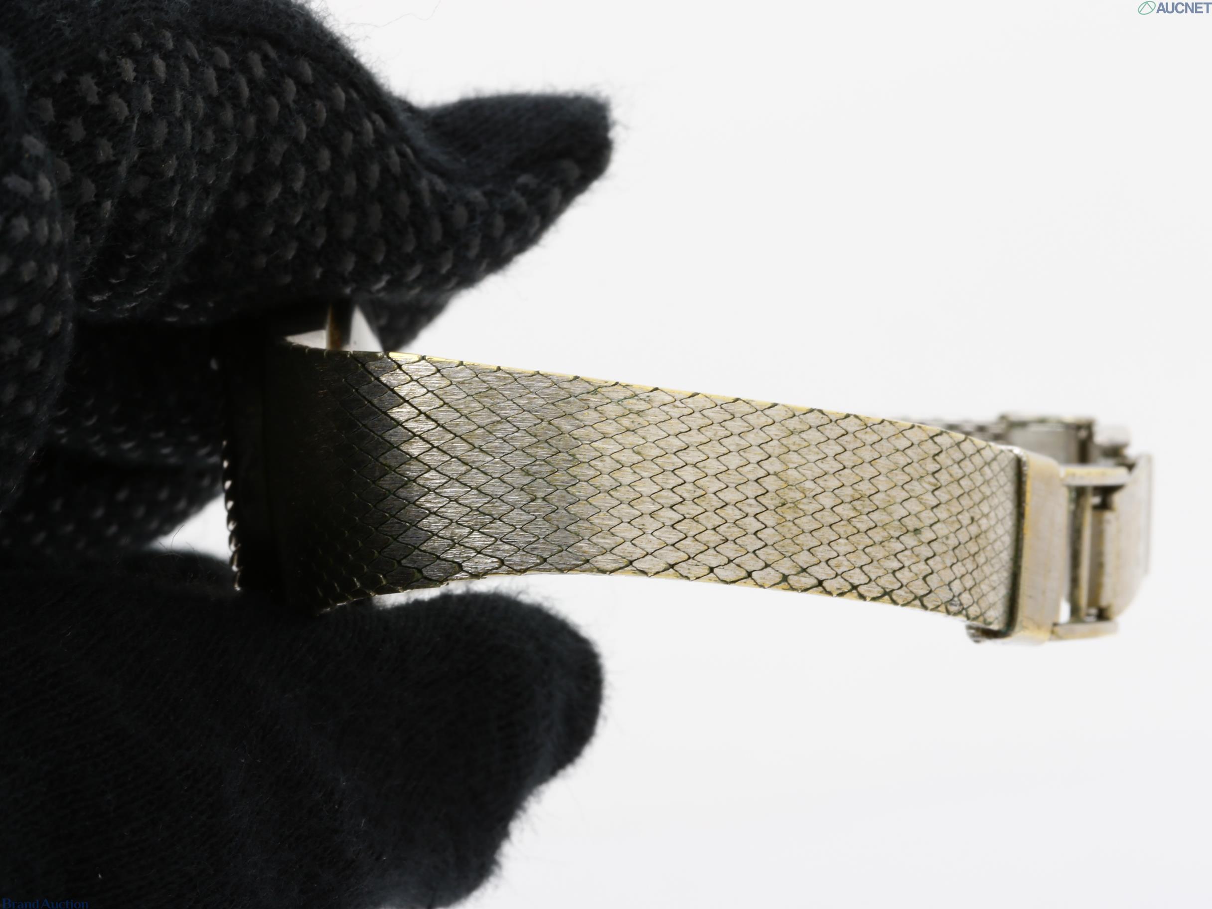 Orologio Rado da donna in tono argento, quadrante ovale, lunetta con inserti neri e bracciale a maglia integrato — vista 7