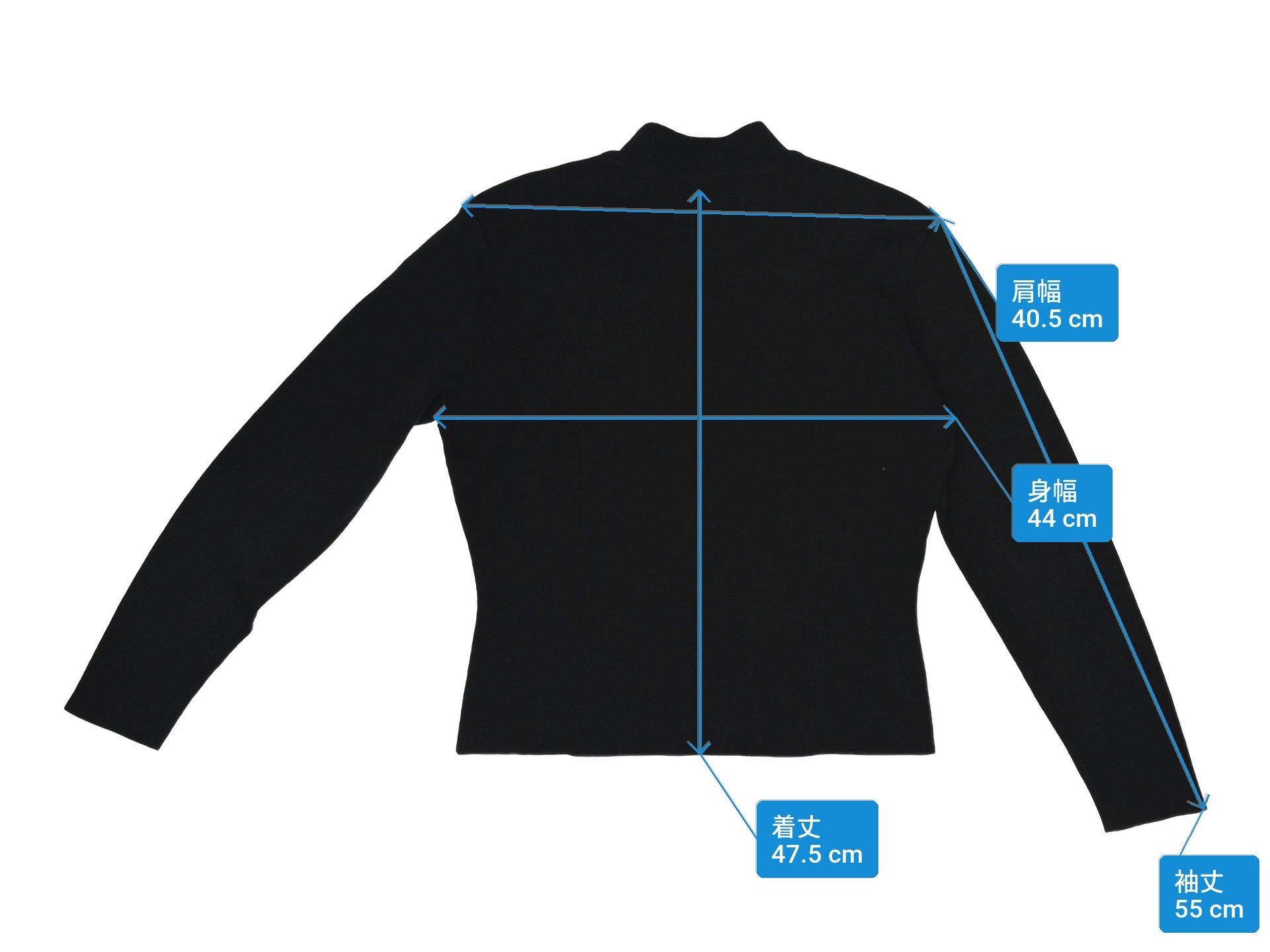 Maglia nera Christian Dior a collo alto su manichino, a coste fini, con maniche lunghe e cuciture che segnano la vita — vista 10