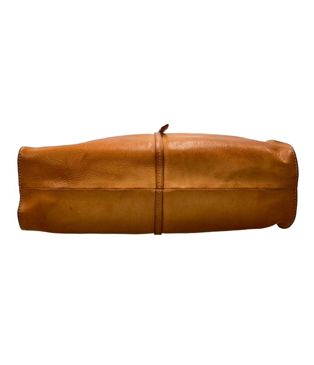 Genten · borsa tote color cuoio — vista 4