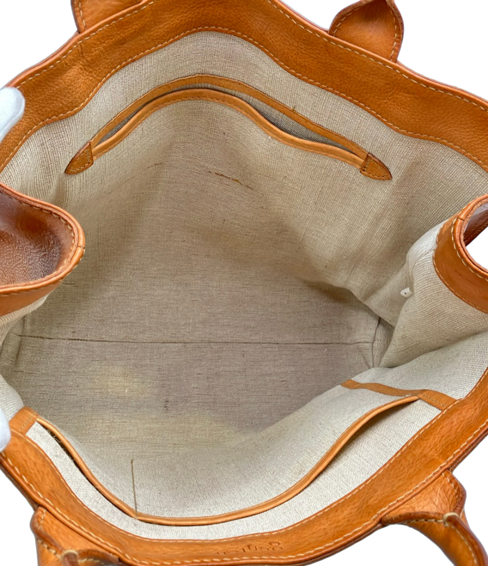 Genten · borsa tote color cuoio — vista 5