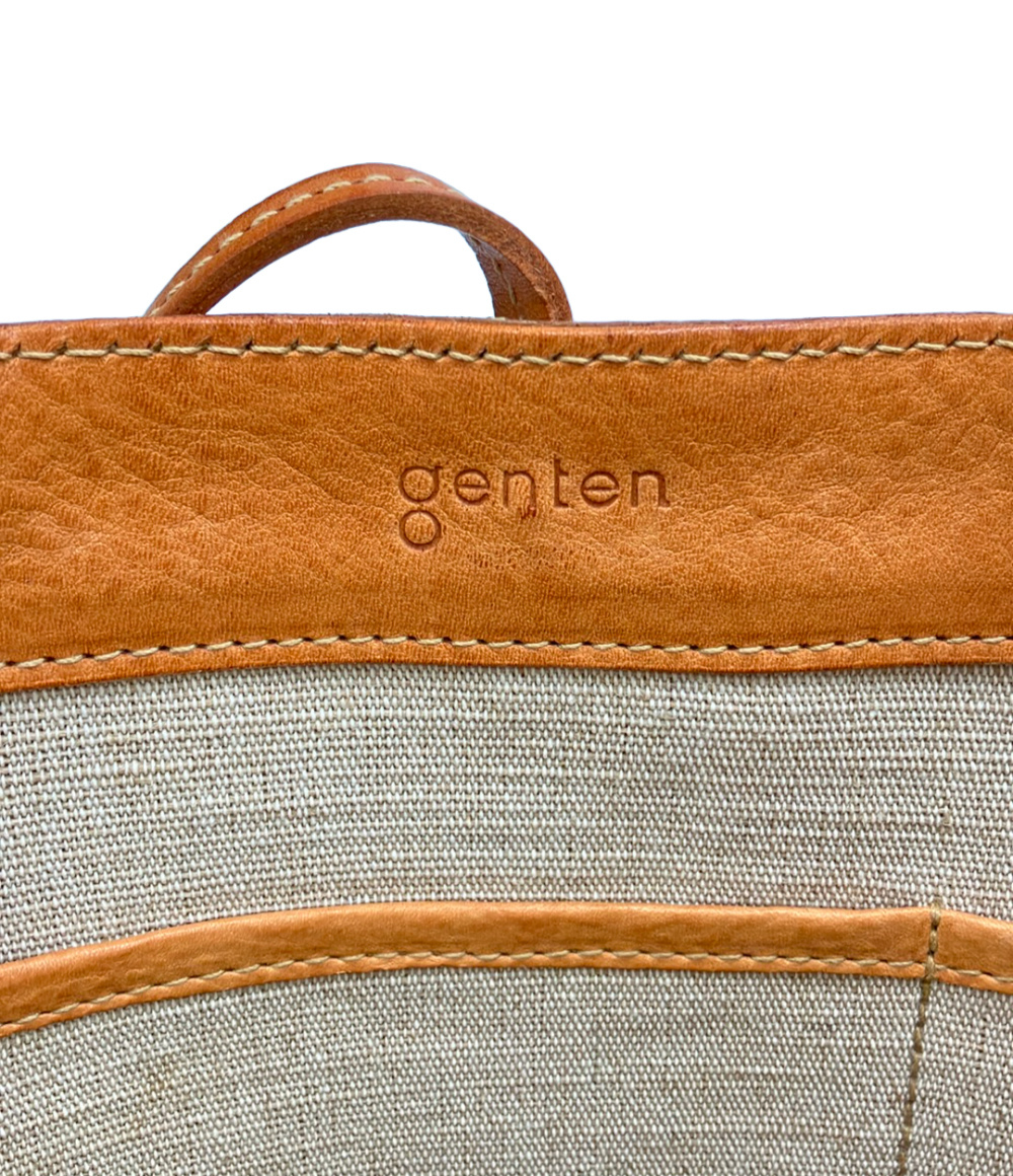 Genten · borsa tote color cuoio — vista 6
