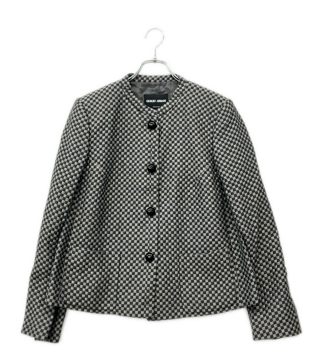 Giorgio Armani · giacca senza collo