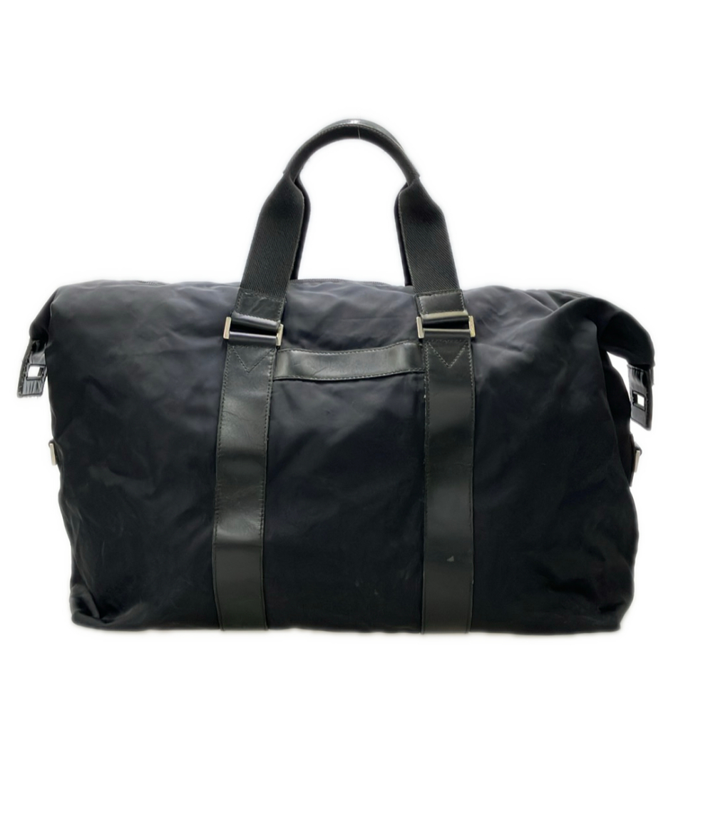 Ferragamo · borsa boston in tessuto nero — vista 2