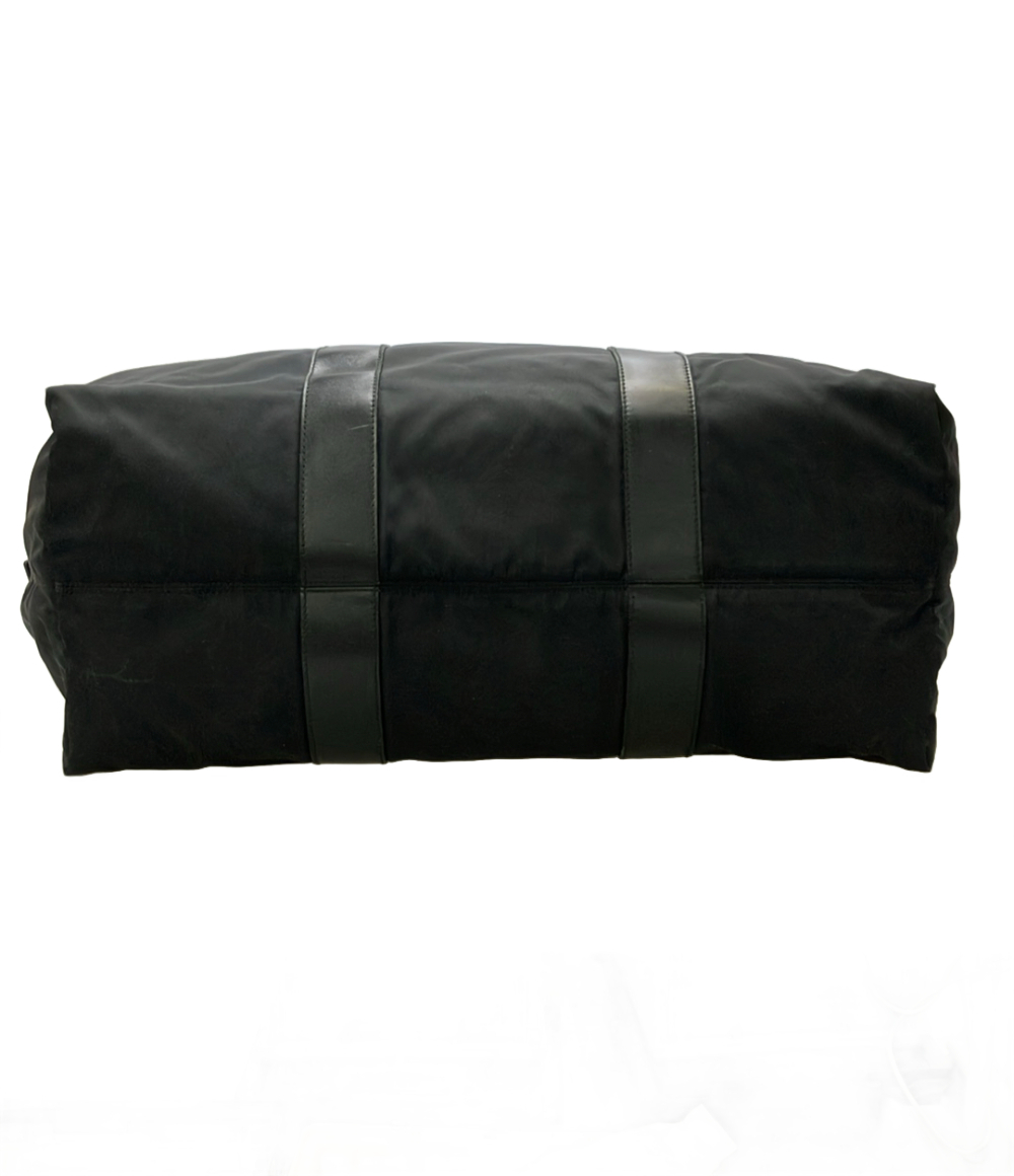 Ferragamo · borsa boston in tessuto nero — vista 4