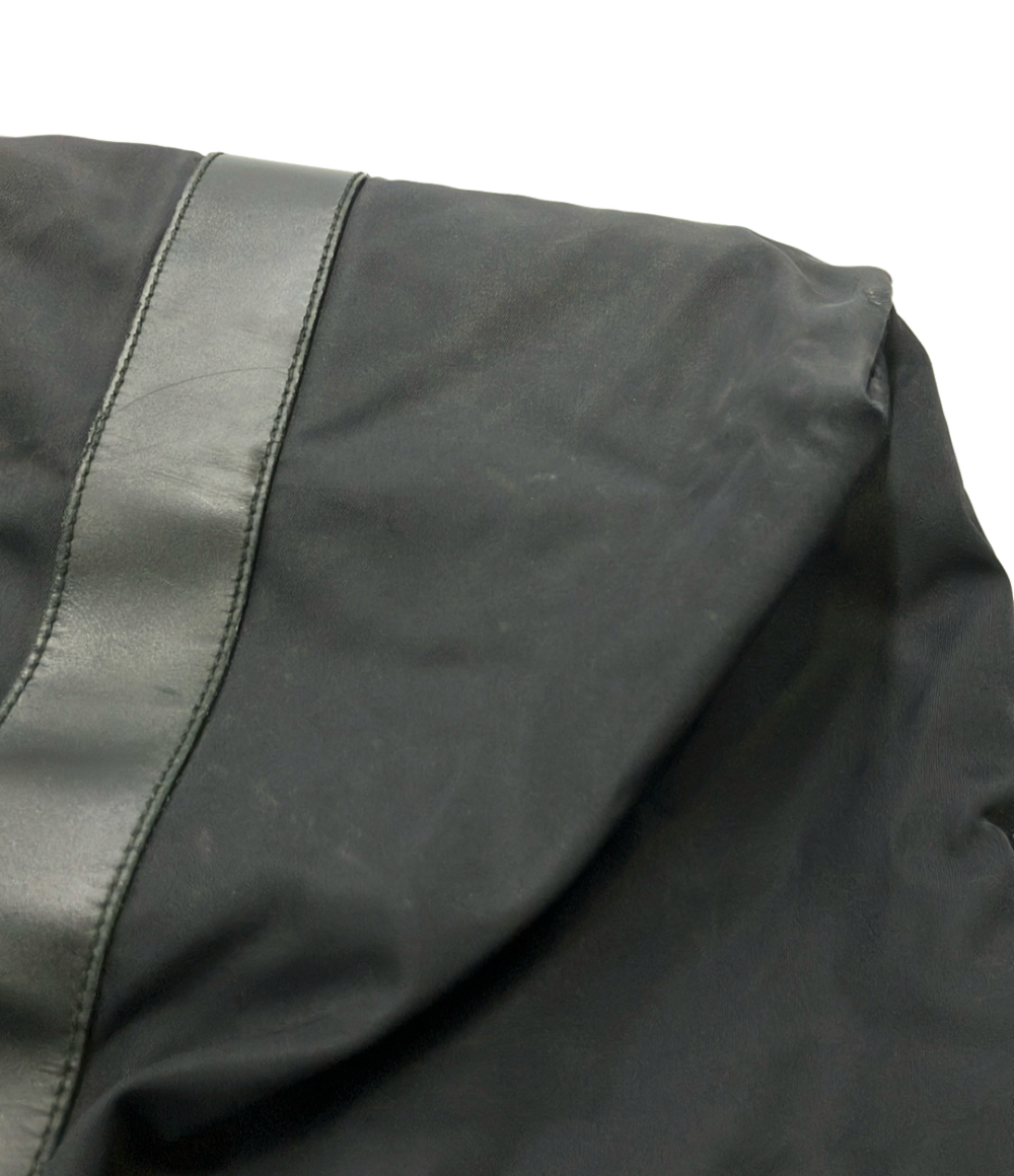 Ferragamo · borsa boston in tessuto nero — vista 9