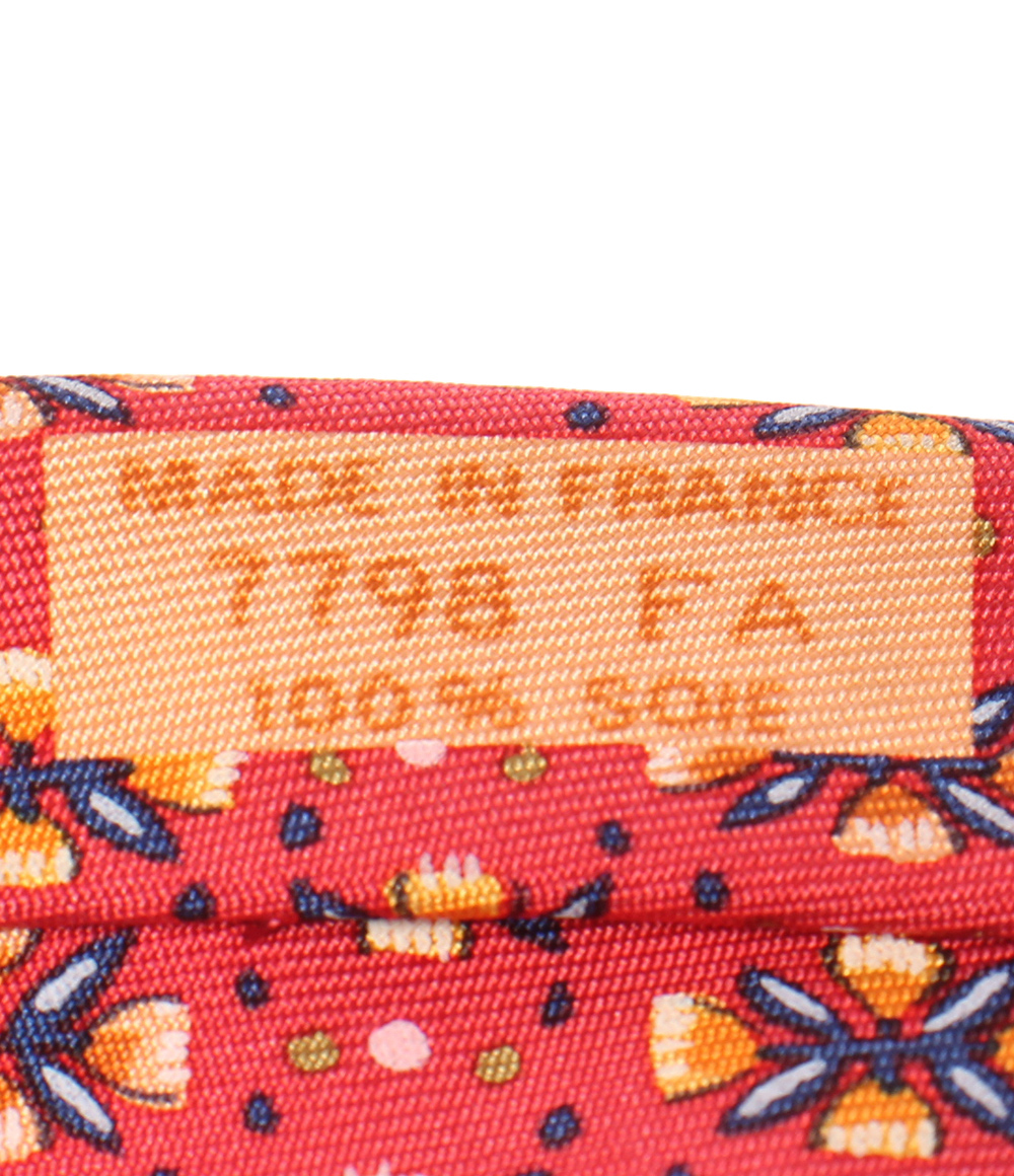 Hermès · cravatta in seta a fiori — vista 5